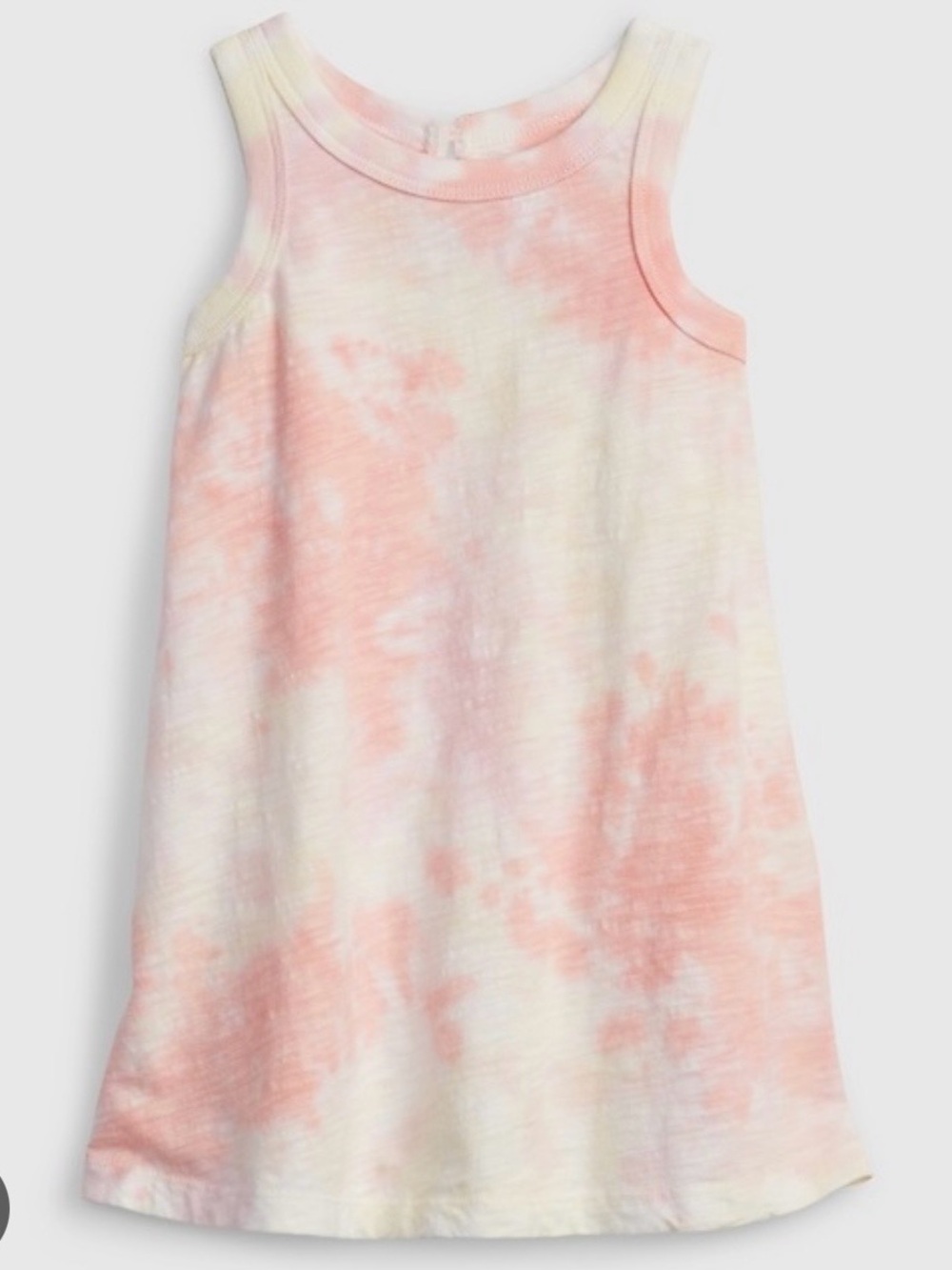 NWT Gap swing pink tie dye tank dress for girls in size 4